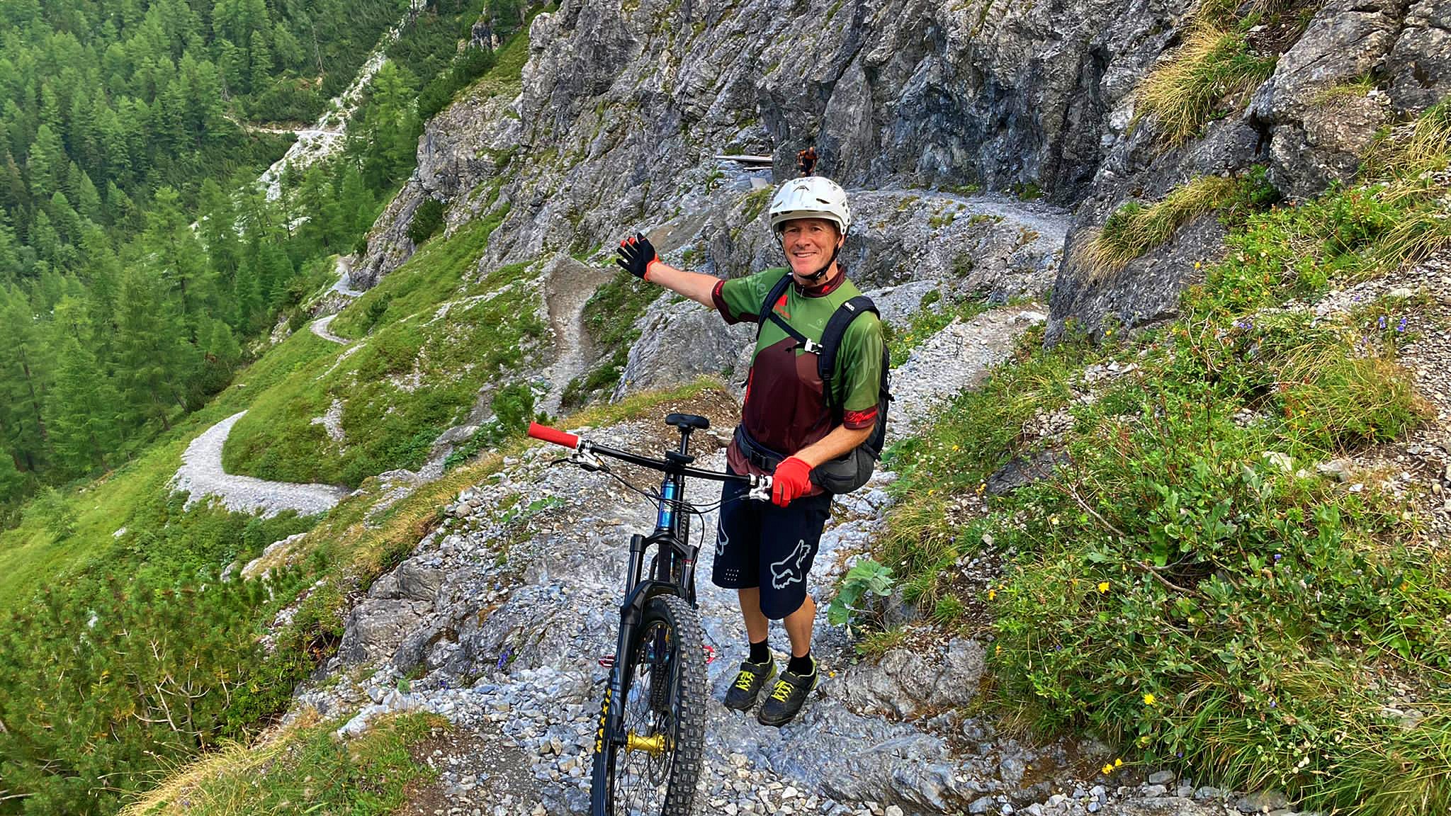 Andrew Upton, Mountainbike Guide bei Alpenevent